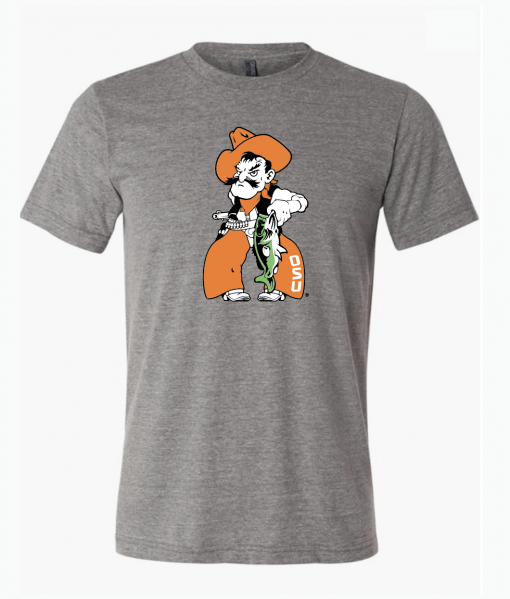 Fishing Pete Grey Short Sleeve Tee